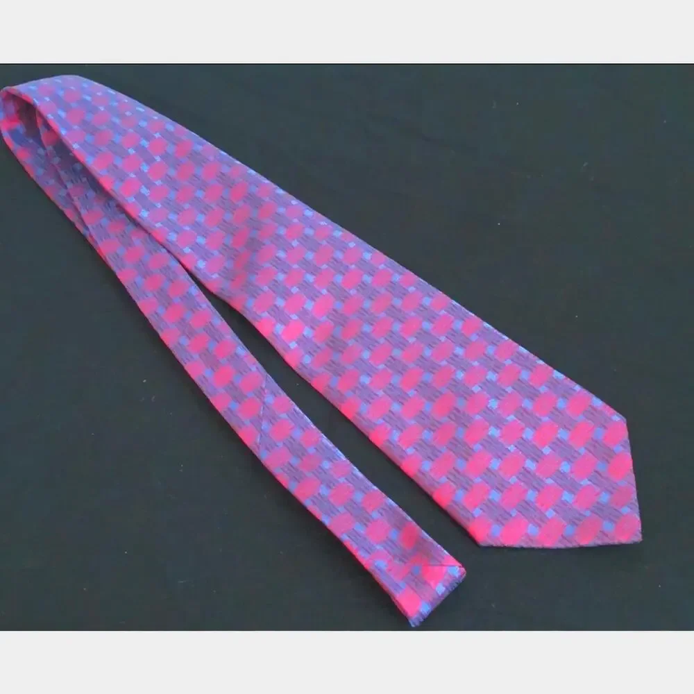 Kenneth Cole New York  SEXY Shimmer Red‎ and Blue Men’s Tie